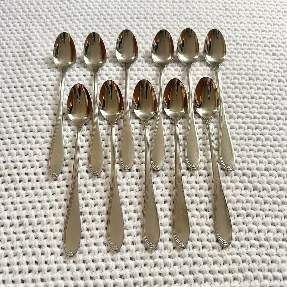 Oneida Stainless Camber Windswept Scroll Flatware 11 Iced Teaspoon Replacements